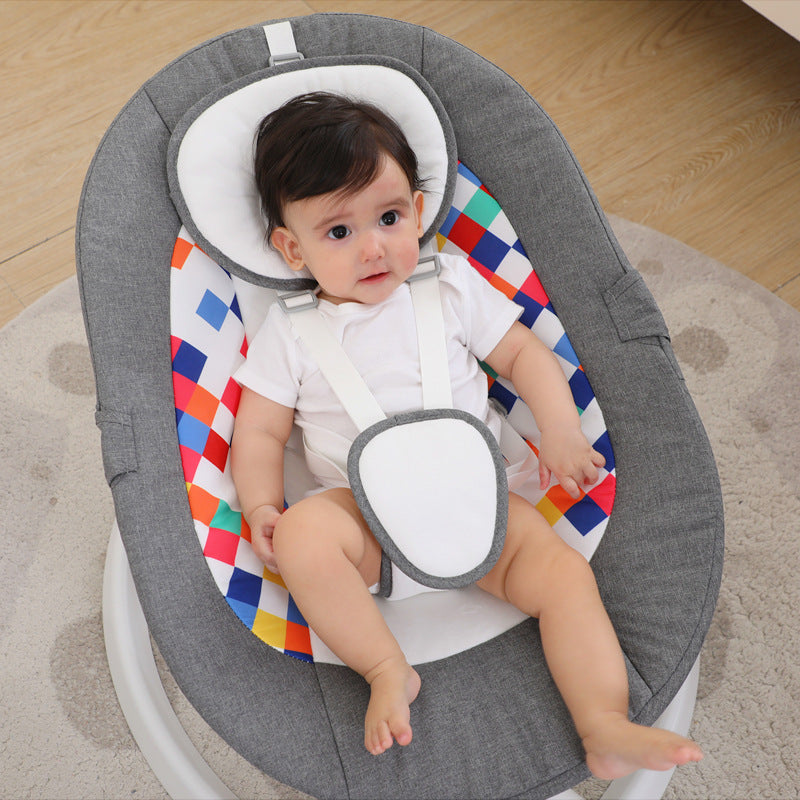 Komfoty Electric Baby Rocker - Auto Swing, Music, Recline Settings