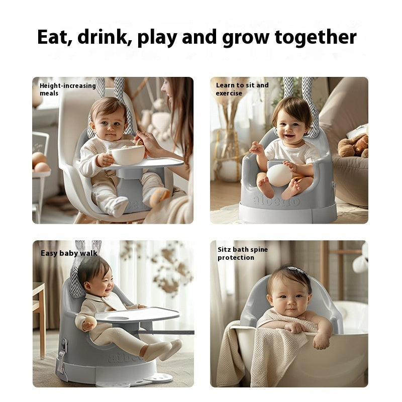 Aibedo Foldable Baby High Chair - Multi-Functional Adjustable
