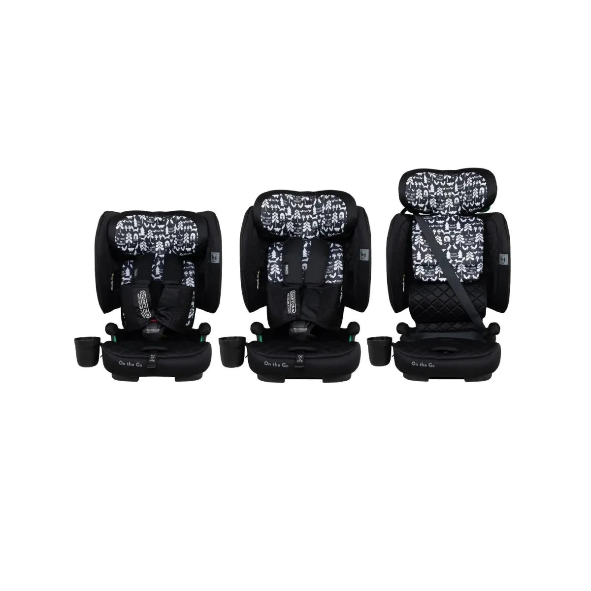 Cosatto On The Go i-Size Travel Car Seat - Silhouette