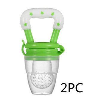 Baby Fruit Feeder - BPA-Free Silicone Teether with Safety Lock