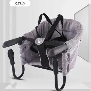 Foldable Baby High Chair - Portable Table Side Feeding Seat
