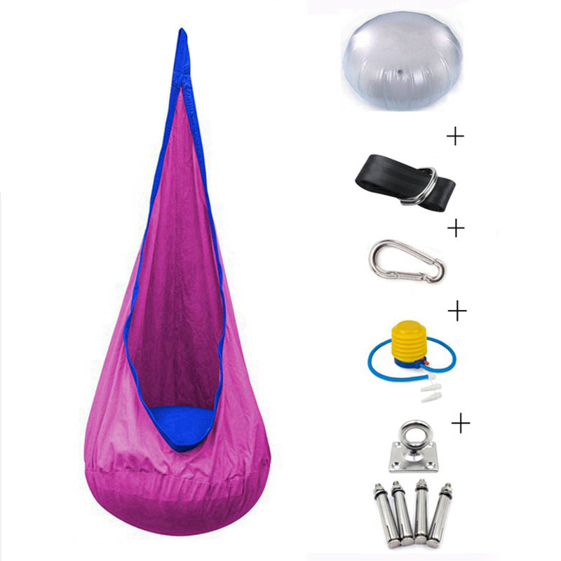TodlerNest Cotton Cocoon Swing Chair - Portable Kids Hammock Pod