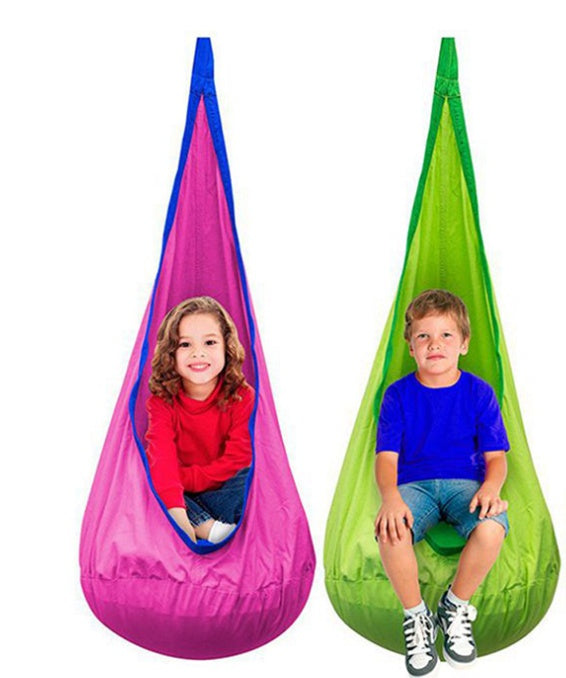 TodlerNest Cotton Cocoon Swing Chair - Portable Kids Hammock Pod