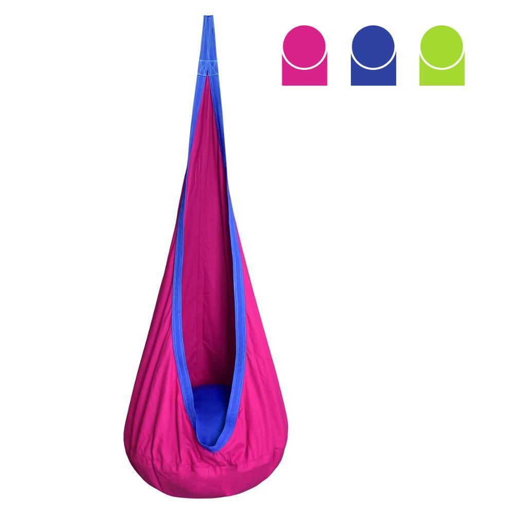 TodlerNest Cotton Cocoon Swing Chair - Portable Kids Hammock Pod