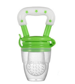 Baby Fruit Feeder - BPA-Free Silicone Teether with Safety Lock