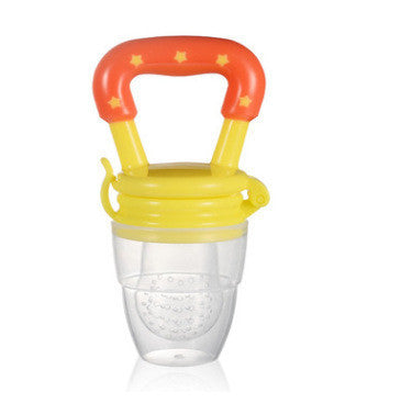 Baby Fruit Feeder - BPA-Free Silicone Teether with Safety Lock