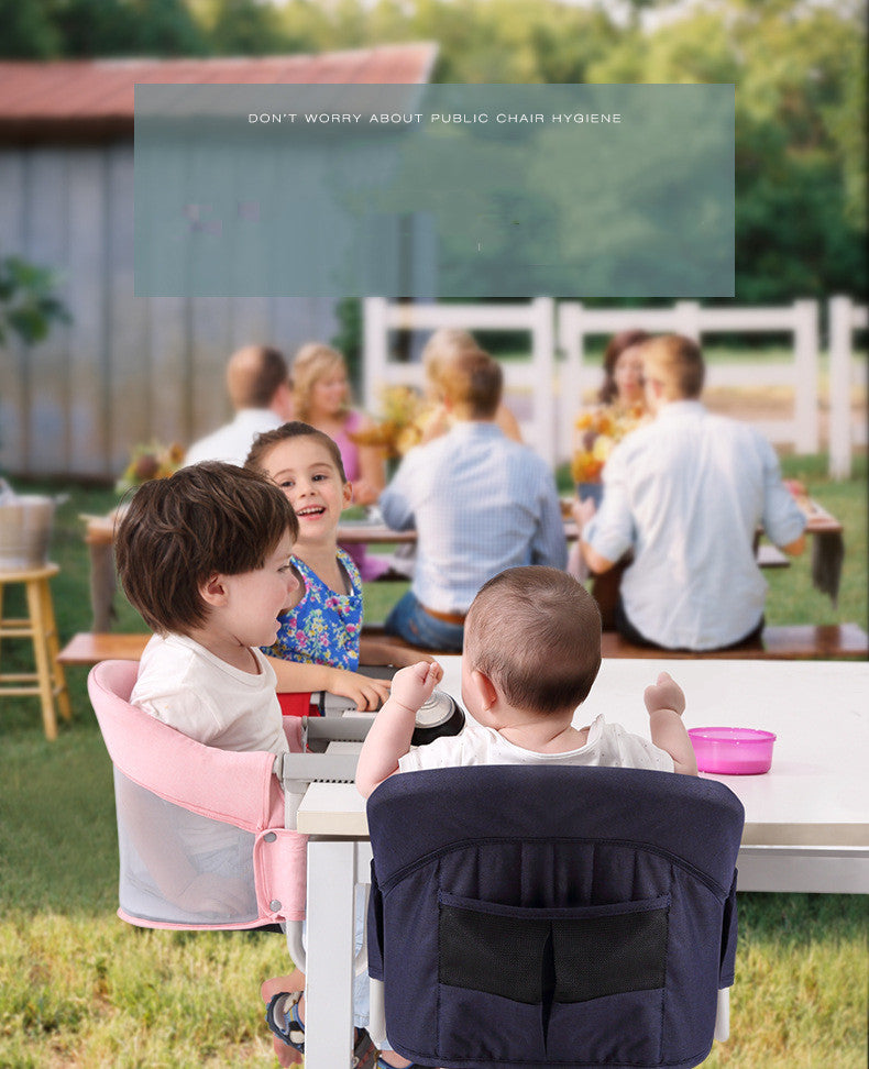 Soffla Lightweight Foldable Travel High Chair - Portable Baby Dining Seat