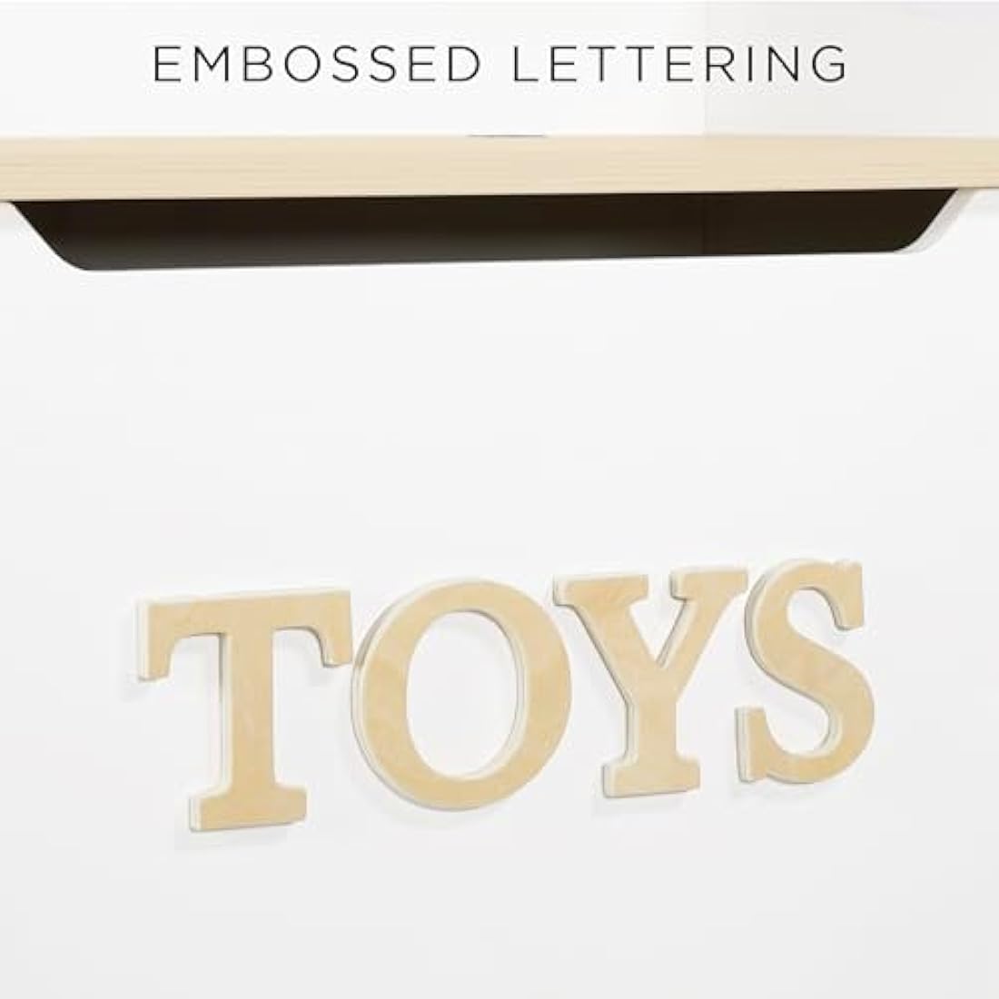 Le Toy Van - Kids Toy Box for Kids Toys White Wooden - Storage Box with Lid for Toddler Toys - Wooden Toy Chest - Age 3 Years +