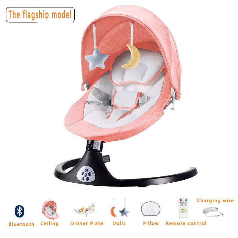 Electric Baby Rocker Chair - Adjustable Reclining Bouncer Seat