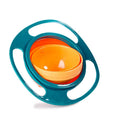 Revolutionary 360° Gyro Bowl - Spill-Resistant Feeding Dish for Kids & Baby Training