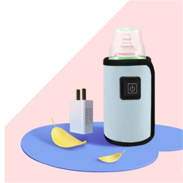 BlossomBabes Baby Bottle Heating Sleeve - Insulated Portable Warmer