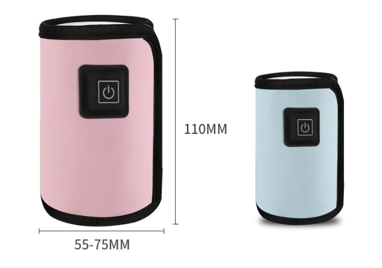 BlossomBabes Baby Bottle Heating Sleeve - Insulated Portable Warmer