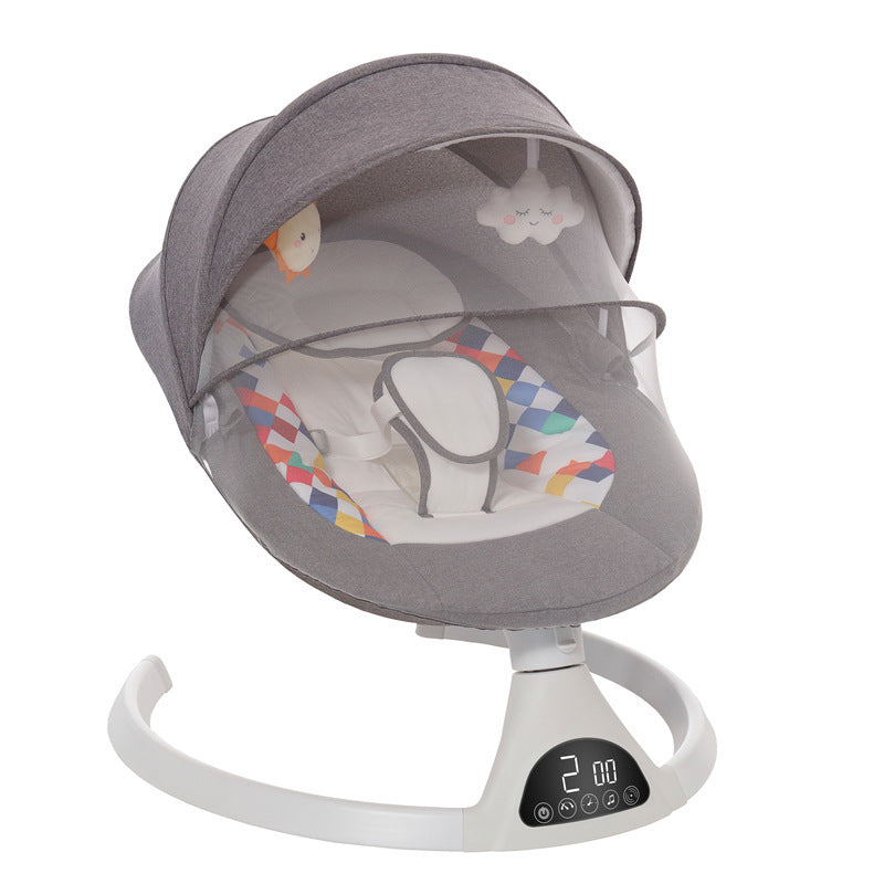 Komfoty Electric Baby Rocker - Auto Swing, Music, Recline Settings