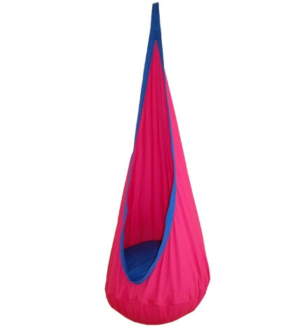 Kids Pod Hammock Chair Cotton-Blend Indoor Outdoor Swing Cocoon