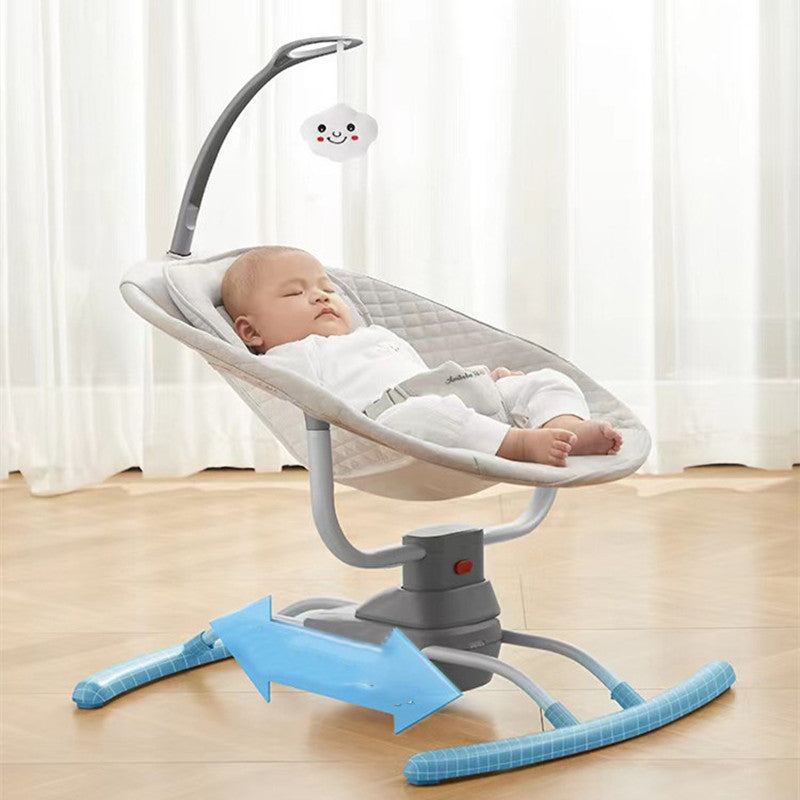 Electric Baby Rocker Chair Bluetooth Music - Smart Auto Swing Infant