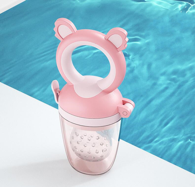 Baby Fruit Feeder - BPA-Free Silicone Teether with Safety Lock