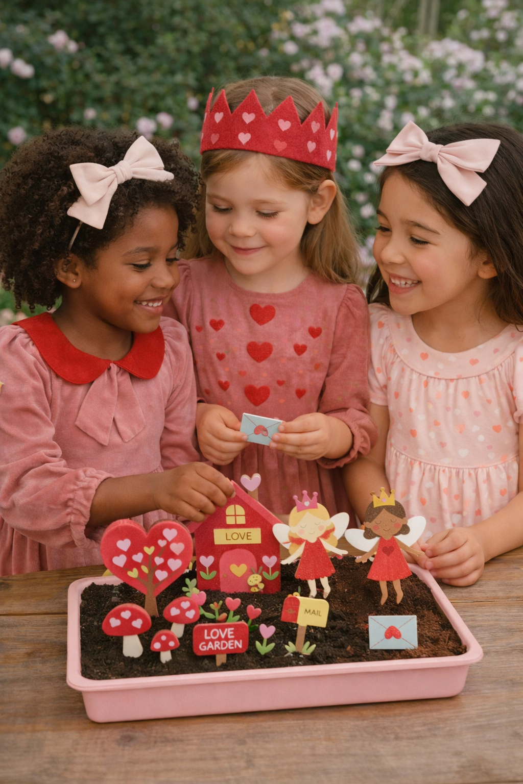 Fairy Gardening Kit for kids | Sensory Play set with Apron,Tray, Shovel, Fairies, Soil & Seeds | The Playmakers Co