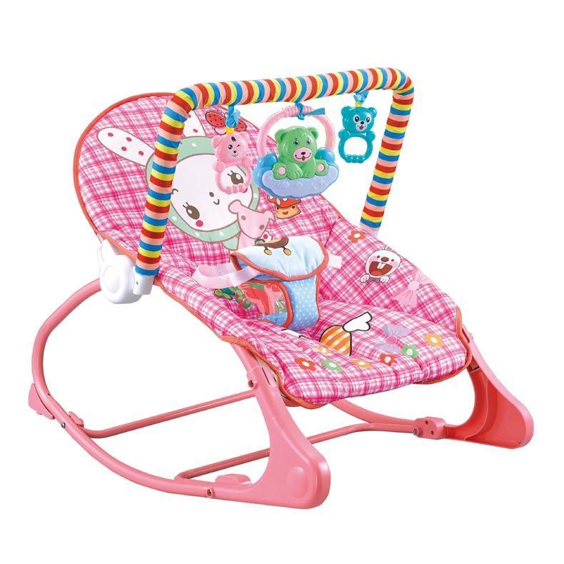 Portable Foldable Baby Rocking Chair Bassinet with Mosquito Net