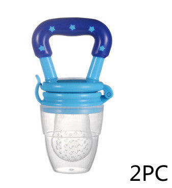 Baby Fruit Feeder - BPA-Free Silicone Teether with Safety Lock