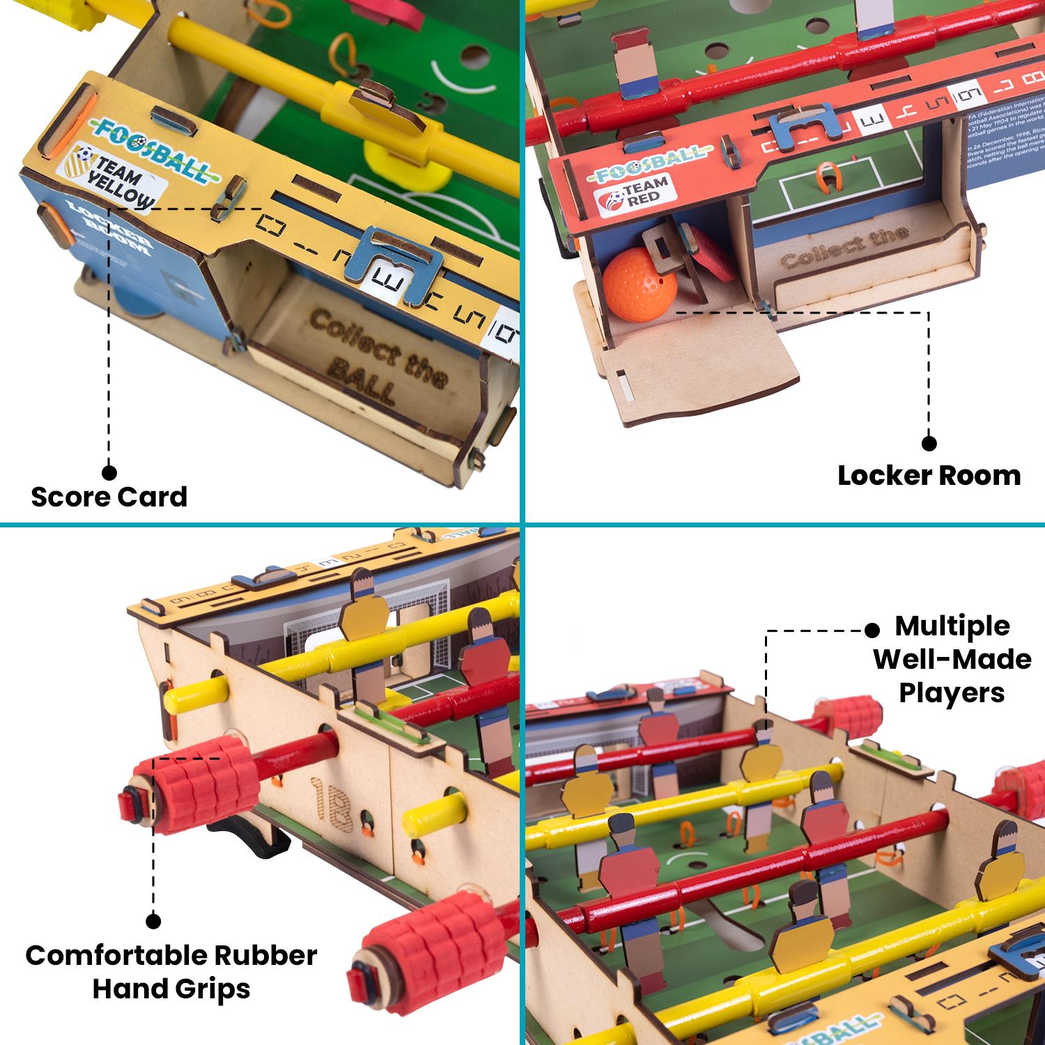 Smartivity Foosball | Build-It-Yourself Multiplayer STEAM Board Game