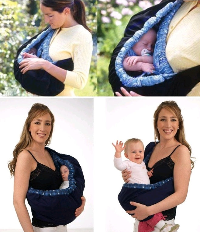 Luvimo Baby Carrier - TC Cotton Ergonomic Newborn Carrier with Feeding Bag