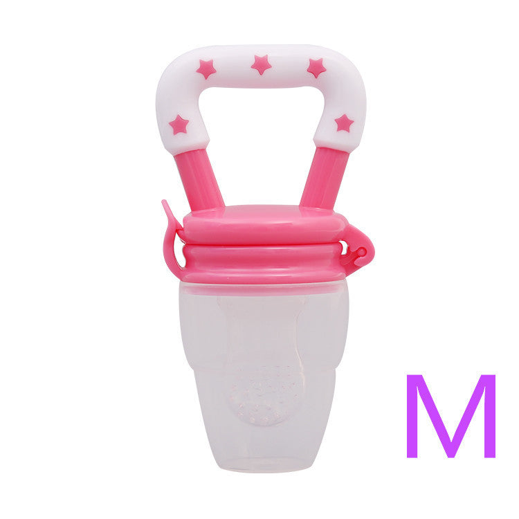 Baby Fruit Feeder - BPA-Free Silicone Teether with Safety Lock