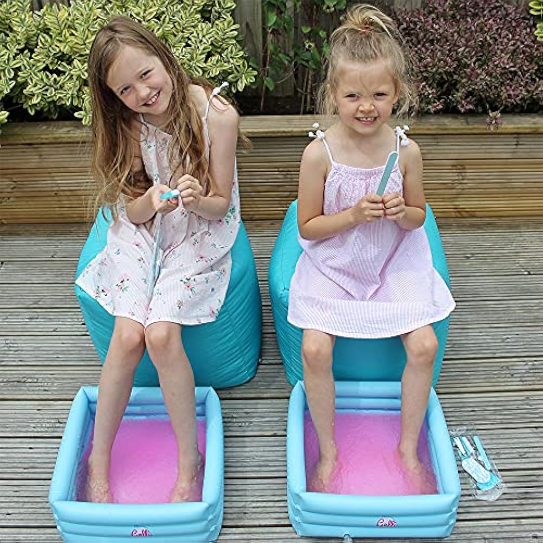 Zimpli Kids - Gelli Spa, 5 Use Pack, Children's Pamper Party Treat, Manicure and Pedicure Set for Teens or Tweens, Sensory Play Toy, Present,10.4 x 3.7 x 7.6 in