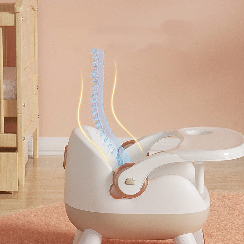 Geuissi Baby Backrest Chair - Plastic Toddler Dining Seat