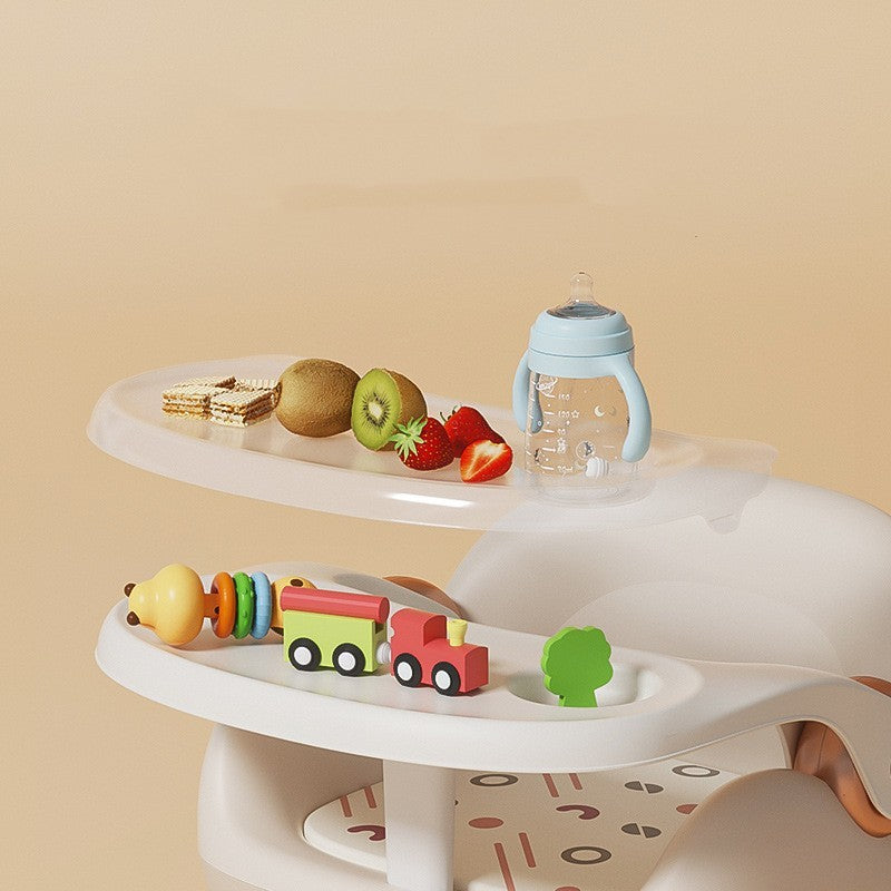 Geuissi Baby Backrest Chair - Plastic Toddler Dining Seat