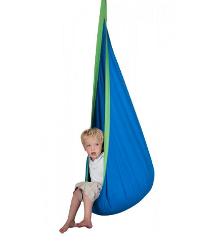 Kids Pod Hammock Chair Cotton-Blend Indoor Outdoor Swing Cocoon
