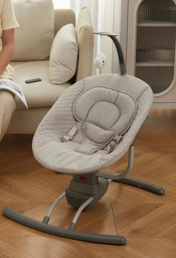 Electric Baby Rocker Chair Bluetooth Music - Smart Auto Swing Infant