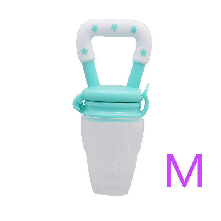 Baby Fruit Feeder - BPA-Free Silicone Teether with Safety Lock