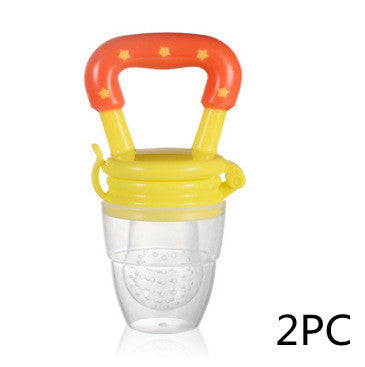 Baby Fruit Feeder - BPA-Free Silicone Teether with Safety Lock