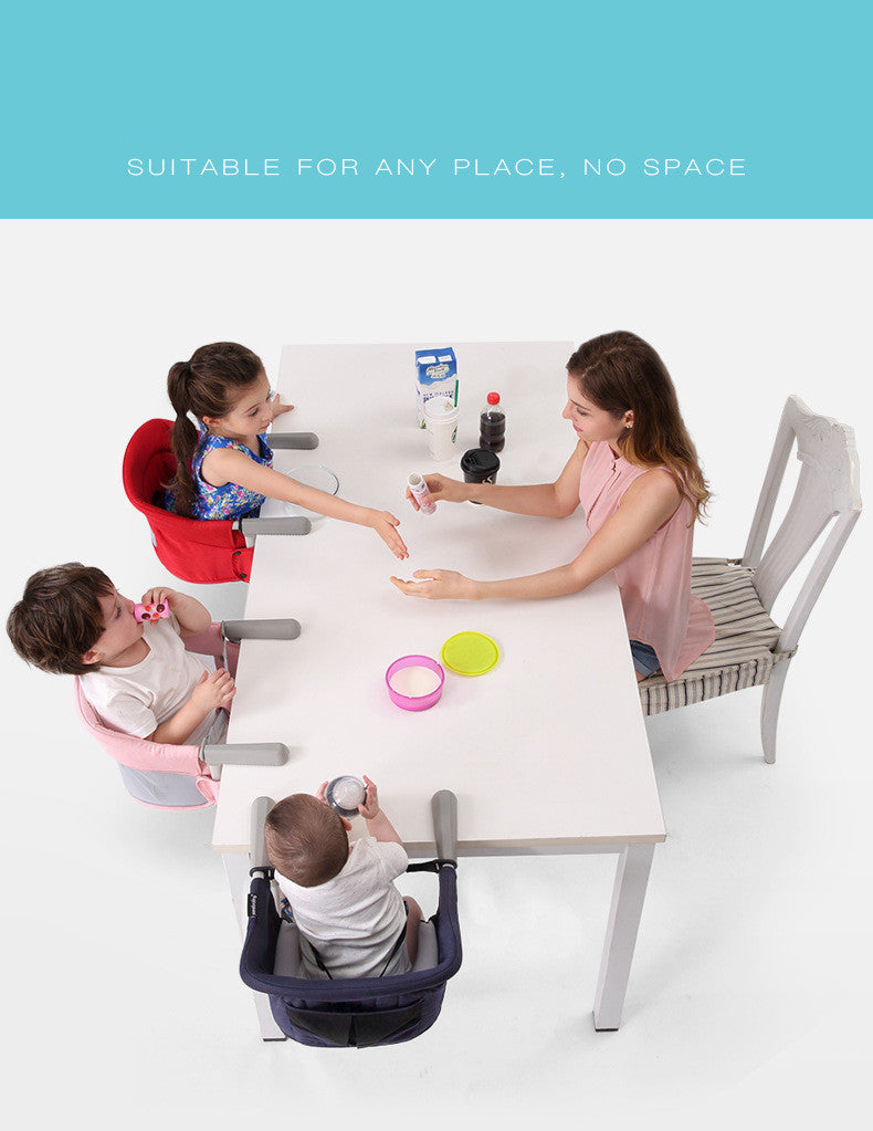 Soffla Lightweight Foldable Travel High Chair - Portable Baby Dining Seat