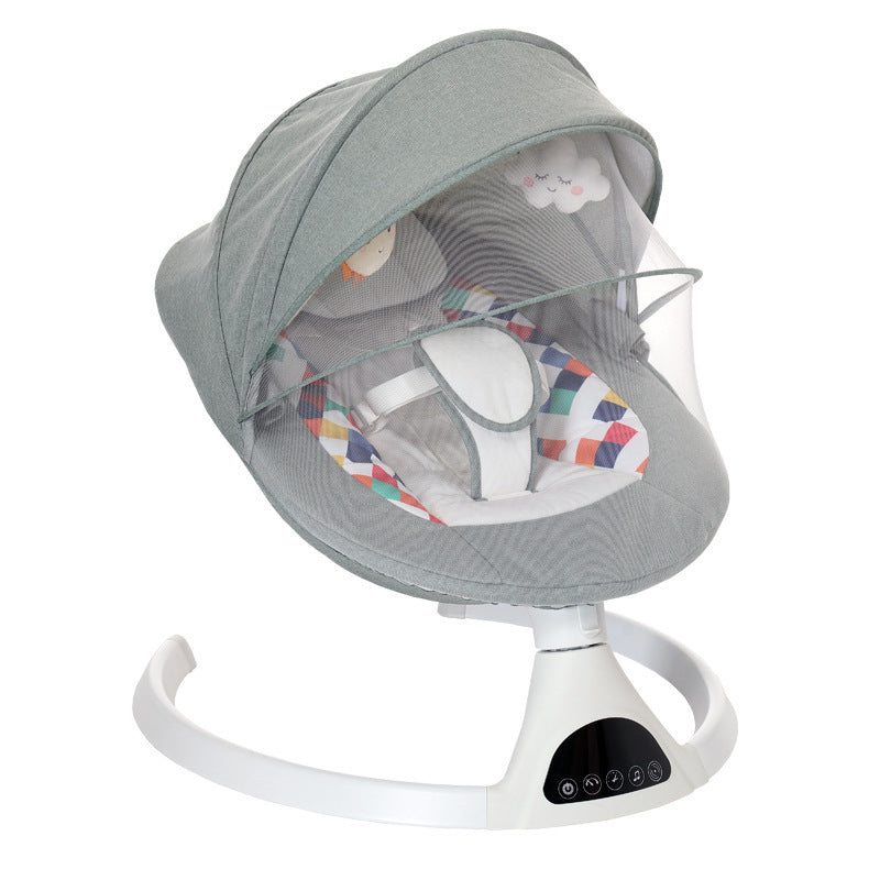 Komfoty Electric Baby Rocker - Auto Swing, Music, Recline Settings
