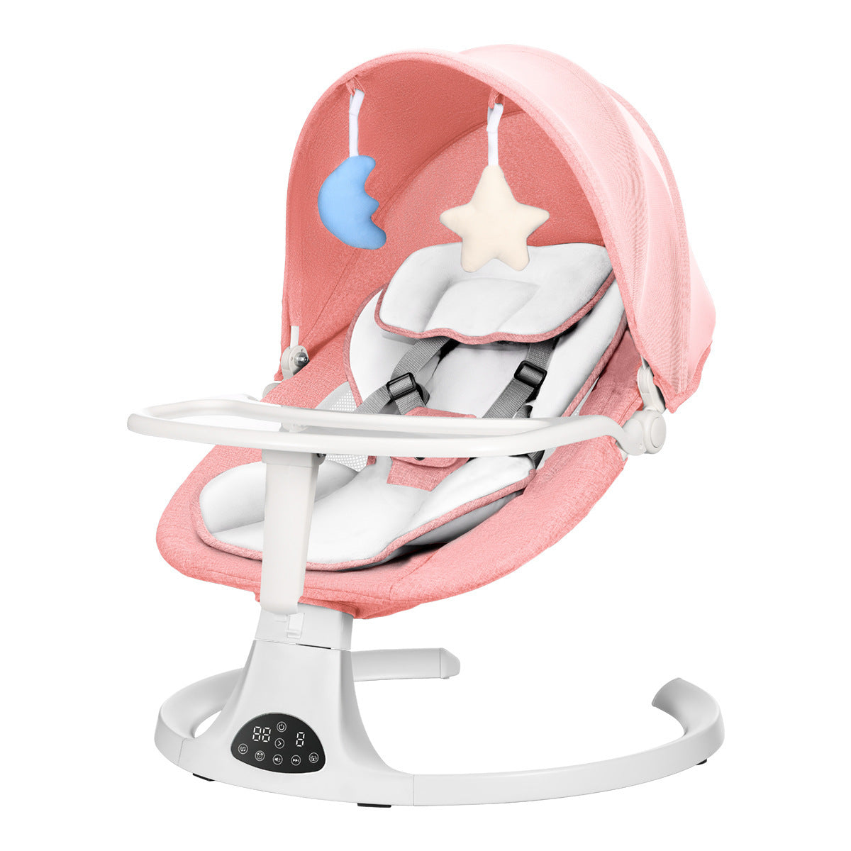 KiddNest Baby Rocker Steel Frame Reclining Chair - Foldable Infant