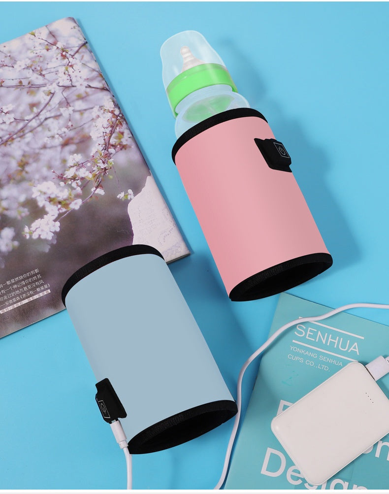 BlossomBabes Baby Bottle Heating Sleeve - Insulated Portable Warmer