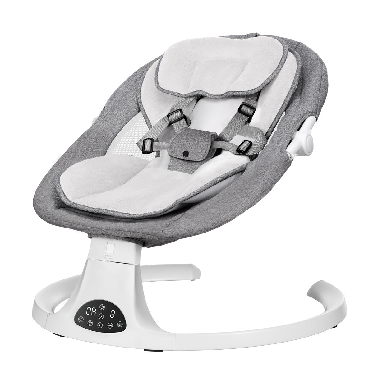 KiddNest Baby Rocker Steel Frame Reclining Chair - Foldable Infant