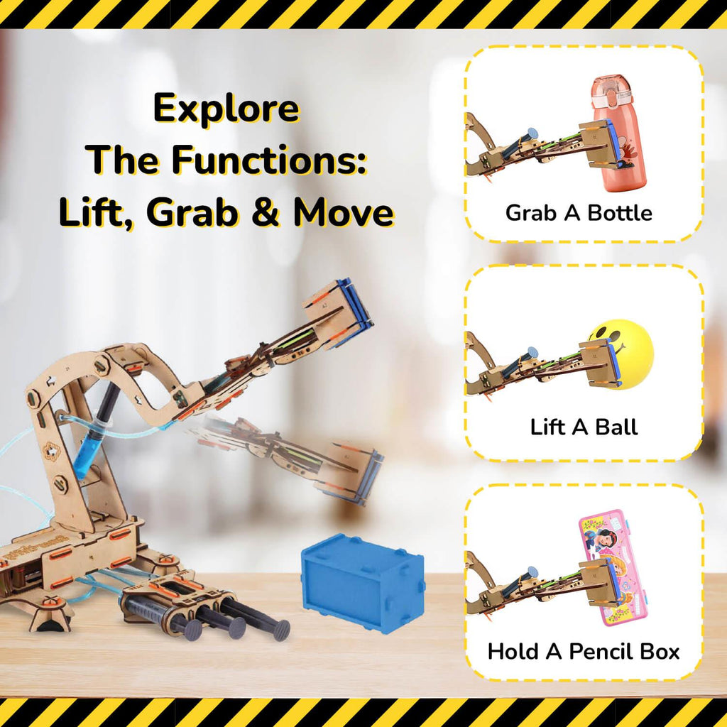 Smartivity Hydraulic Crane Build-It-Yourself DIY STEAM Toy