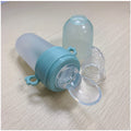 Baby Rice Cereal Feeding Bottle - Silicone Squeeze Spoon with Net Pocket