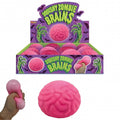 Children's 7cm Squishy Zombie Brain Stress Toy (SINGLE)