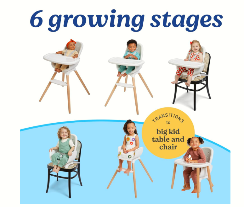 Bao Bao Foldable Portable High Chair - Multi-Functional Baby Dining