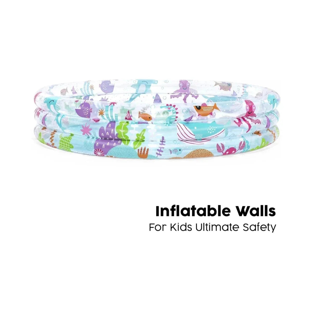 Bestway 60"x12" Deep Dive 3 Ring Pool