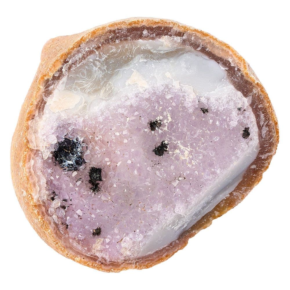 Boxed Druzy Agate Geode Collectable Crystal Naturally Coloured (SINGLE)