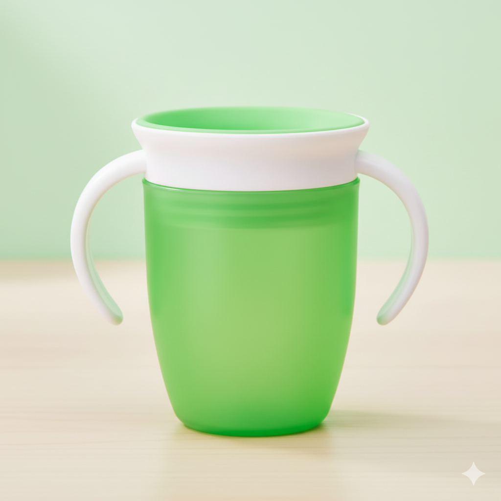 360° Sippy Cup - Leakproof 240ml Baby Training Cup (1-2 Years)