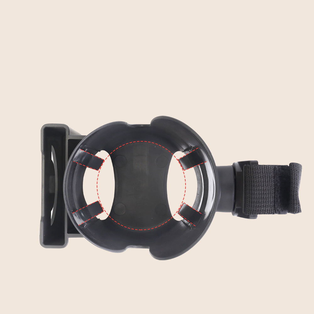 Lullumo Stroller Cup Holder with Phone Stand – ABS Universal 2-in-1
