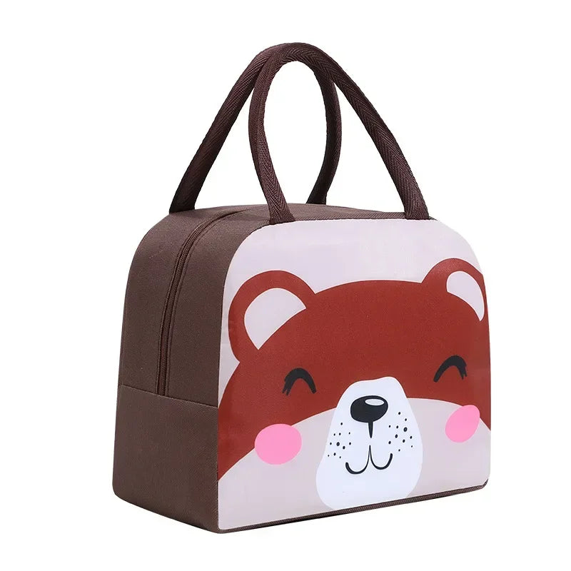 KiddWol Baby Bottle Insulated Bag – Cartoon Thermal Lunch Carrier