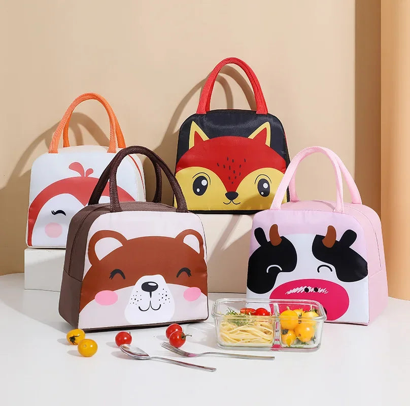 KiddWol Baby Bottle Insulated Bag – Cartoon Thermal Lunch Carrier