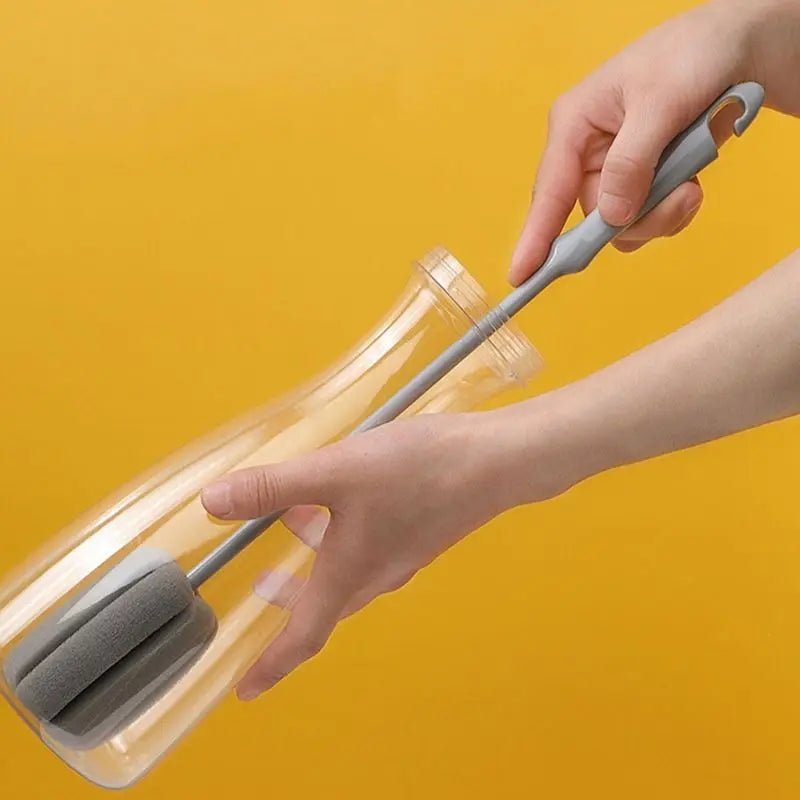 Bezzaki Baby Bottle Brush – 360° Rotating Silicone Cleaning Tool