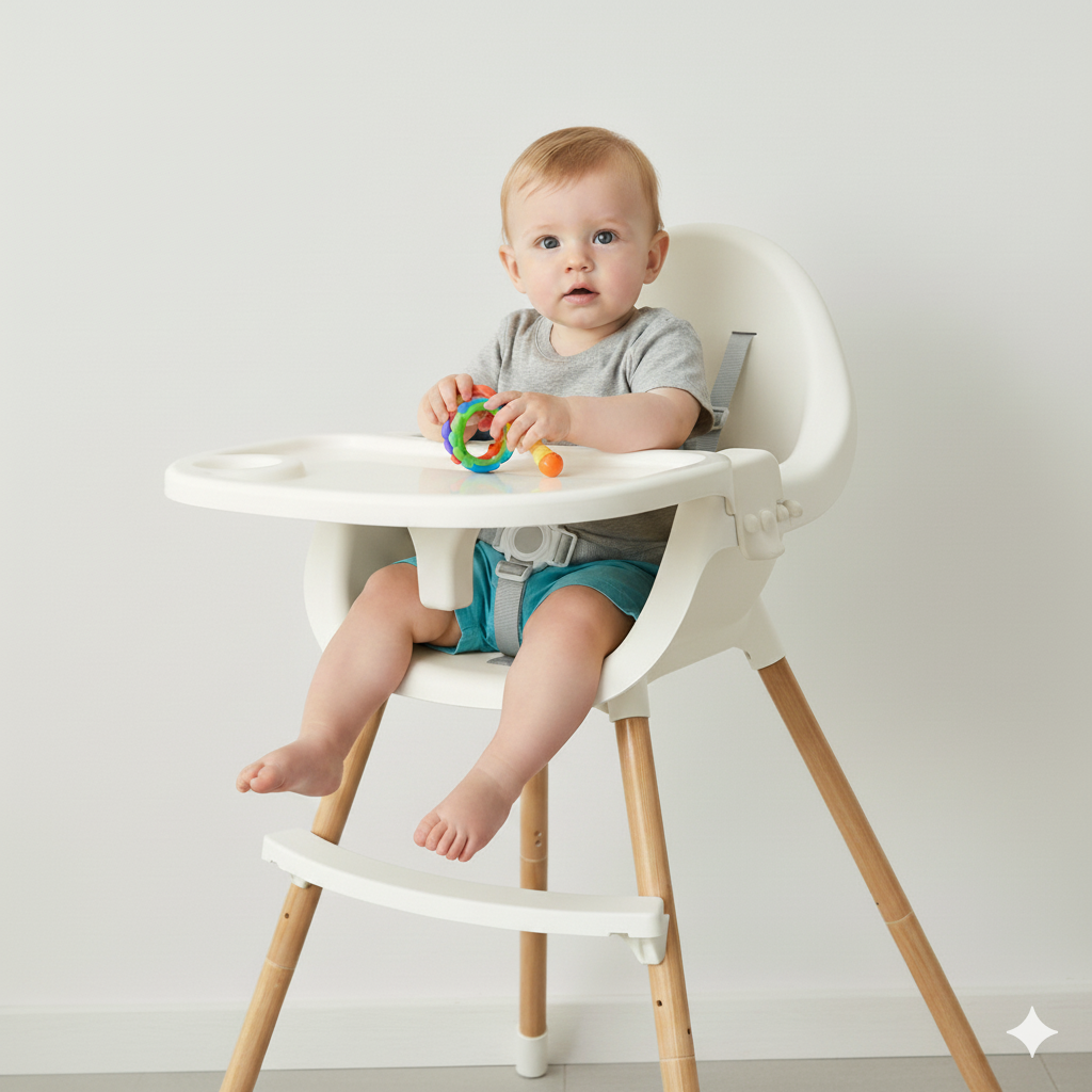 Bao Bao Foldable Portable High Chair - Multi-Functional Baby Dining